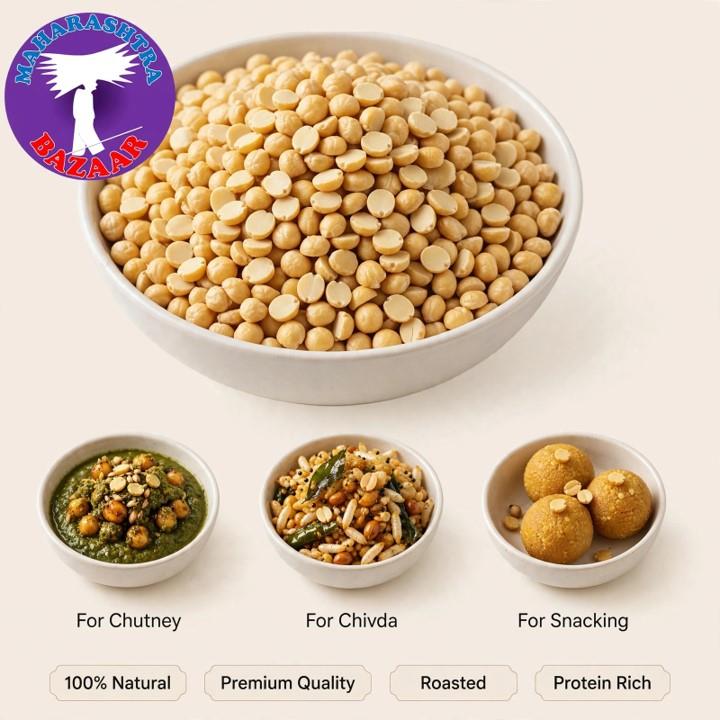 Indian Roasted Split Chickpeas (chana Dal) 200g